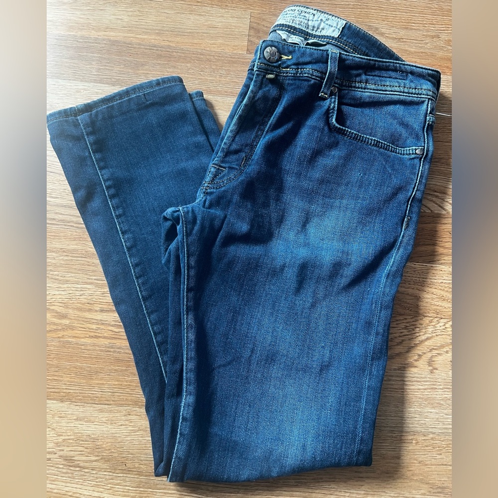 JACOB COHEN
Tailored Jeans Dark Blue Men's Straight-Leg Jeans size 34